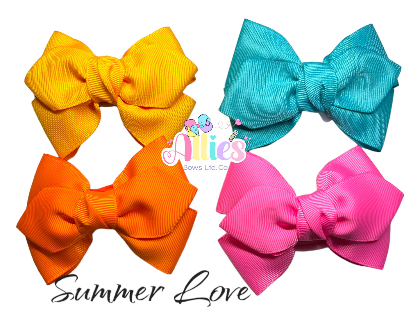 Charming Solid Color Hairbow Headbands for Girls - Perfect for Every Occasion!