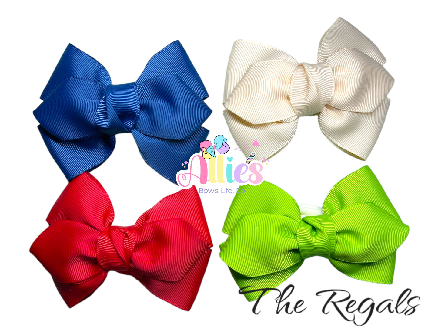 Charming Solid Color Hairbow Headbands for Girls - Perfect for Every Occasion!