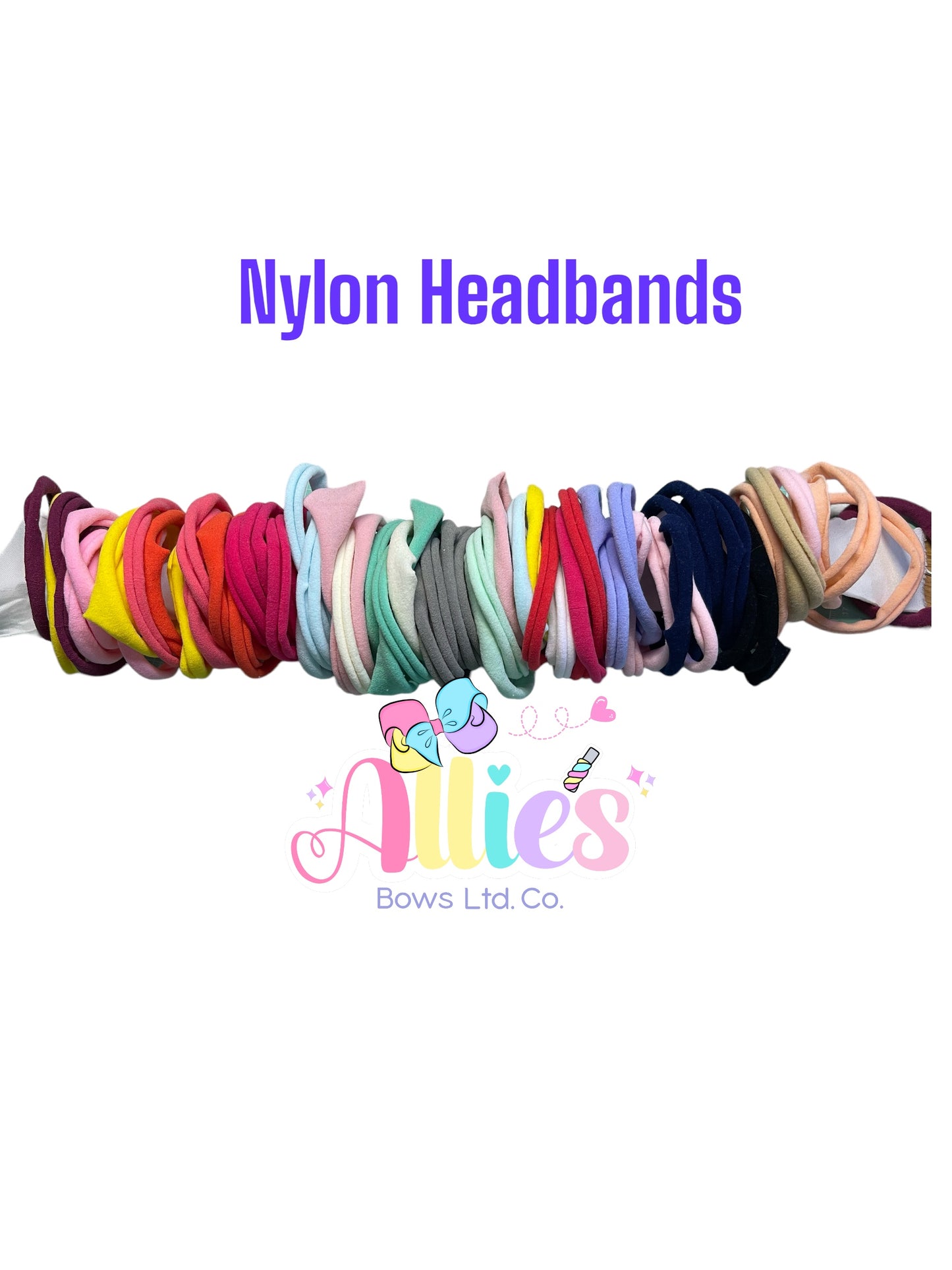 Charming Solid Color Hairbow Headbands for Girls - Perfect for Every Occasion!